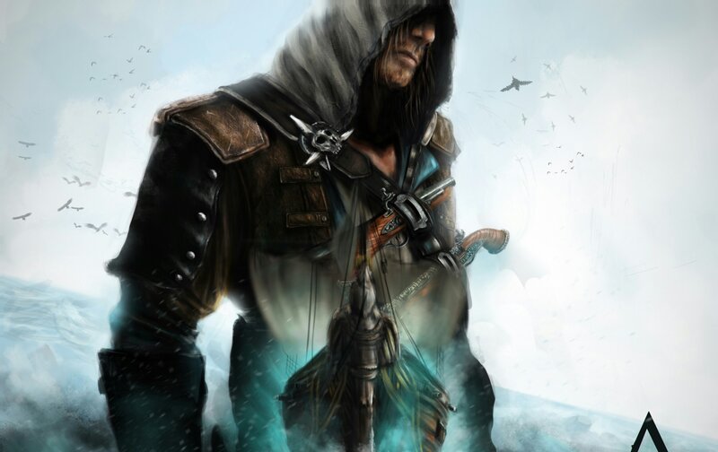 Hooded Pirate with Weapons