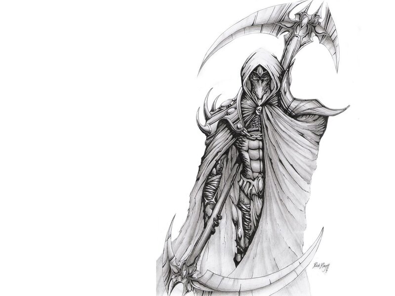 Hooded Reaper Figure
