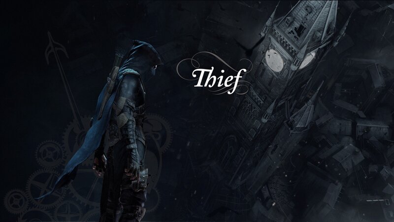 Hooded Thief Character — Black