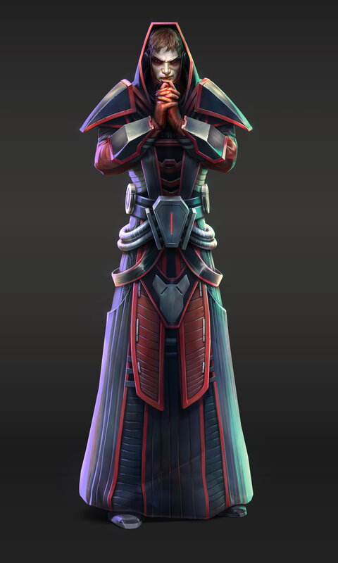 hooded warrior character