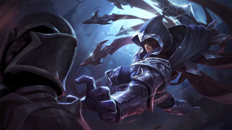 Hooded Warrior in Armor — Purple