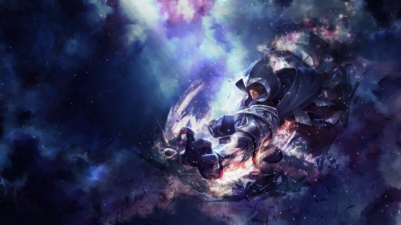 Hooded Warrior in Space