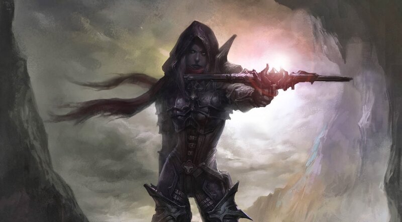 Hooded Warrior with Gun