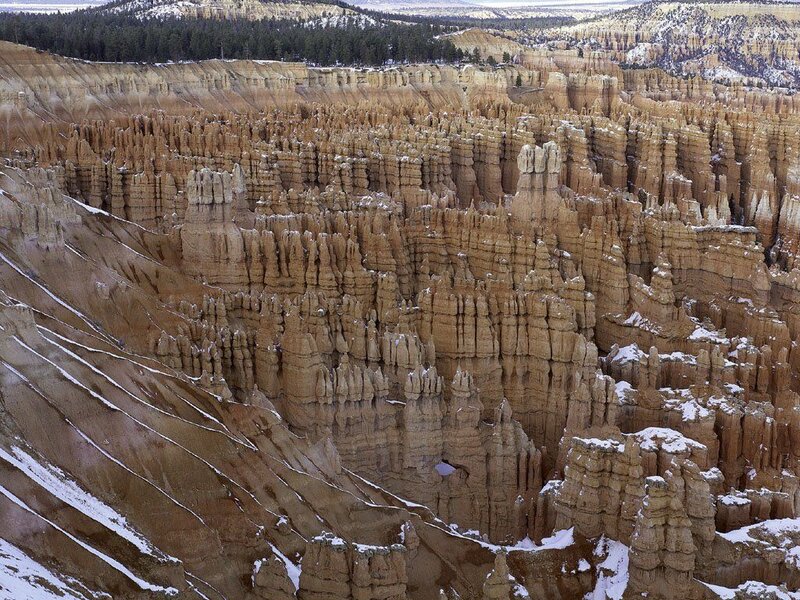 Hoodoos in Canyon — Brown, Dramatic