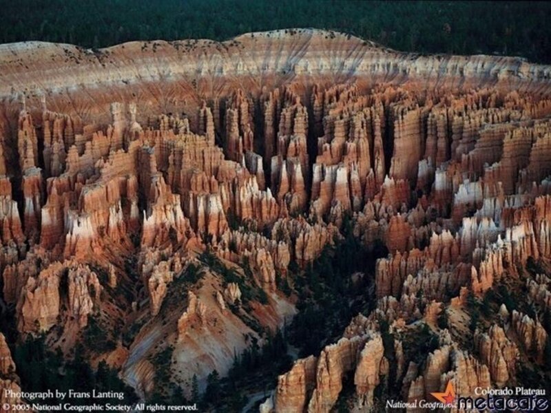 Hoodoos in Canyon — Orange, Dramatic, Sunset