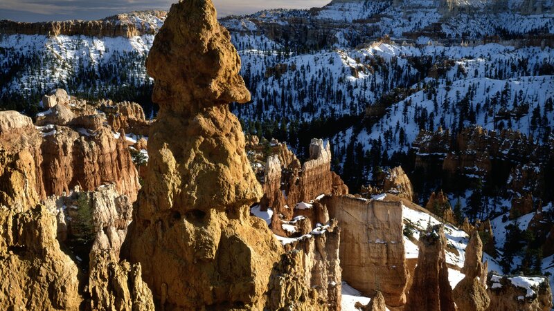 Hoodoos in Snowy Canyon — Brown