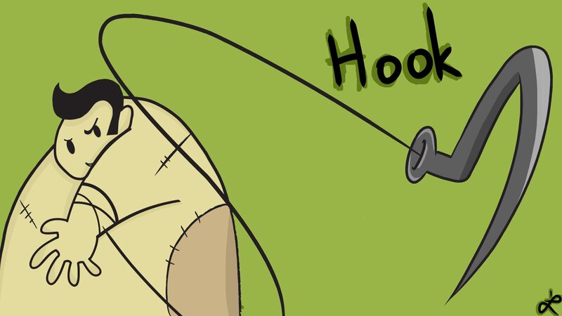 Hook character illustration