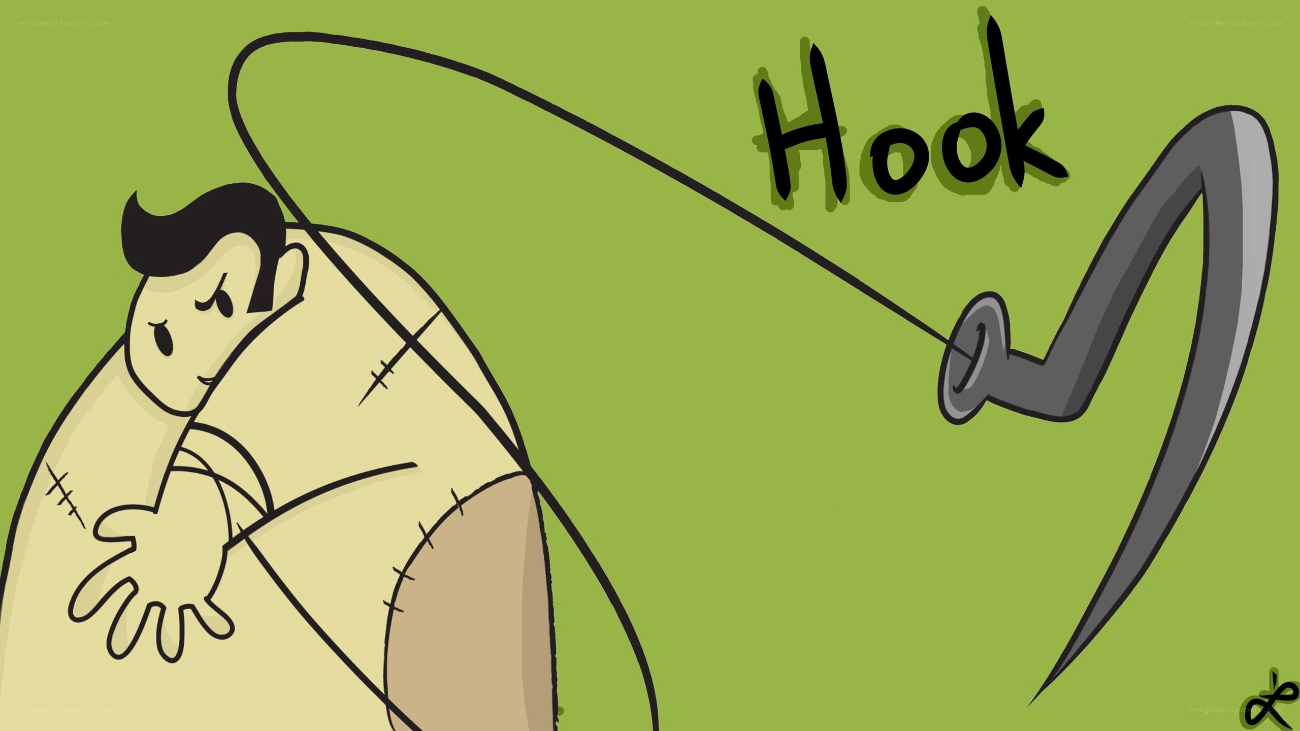 Hook character illustration