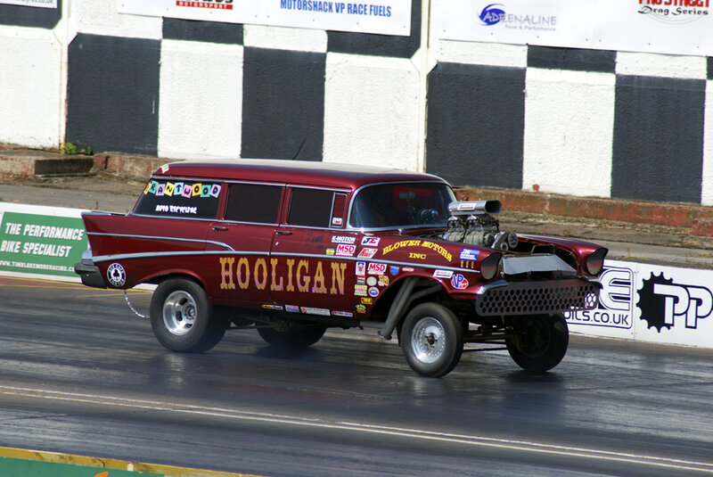 Hooligan drag racing car