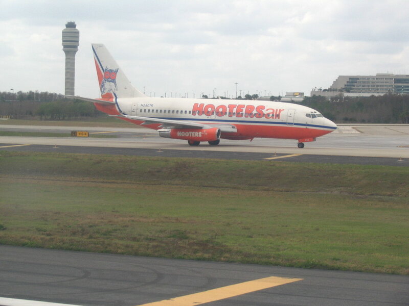 Hooters Air Airplane
