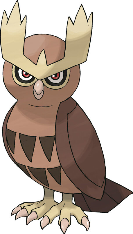 Hoothoot Pokemon character