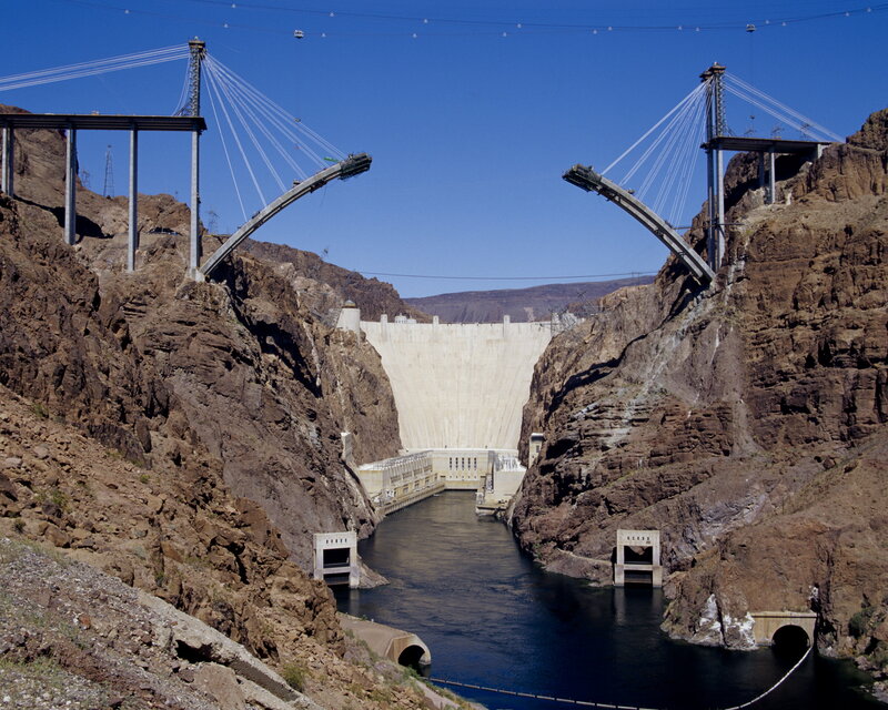 Hoover Dam and bridge
