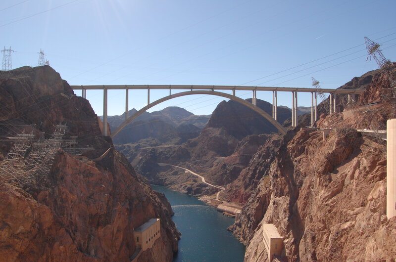 Hoover Dam Bridge — Brown