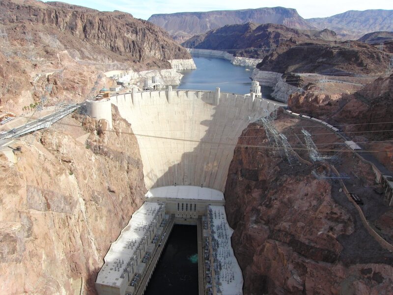 Hoover Dam — Brown, Dramatic, Afternoon