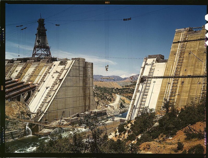 Hoover Dam construction site