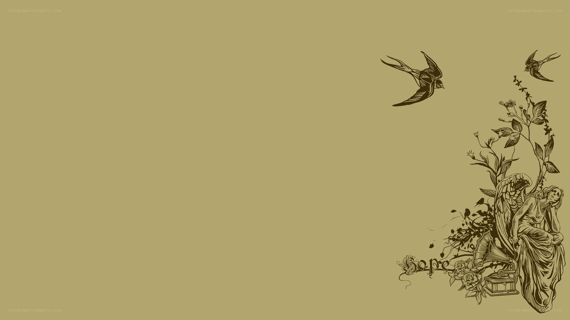 hope illustration with birds