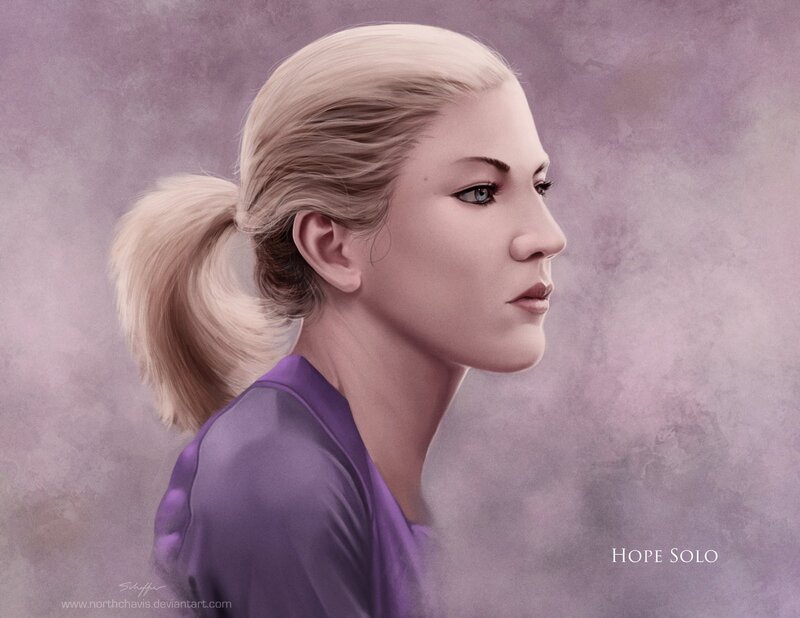 Hope Solo portrait