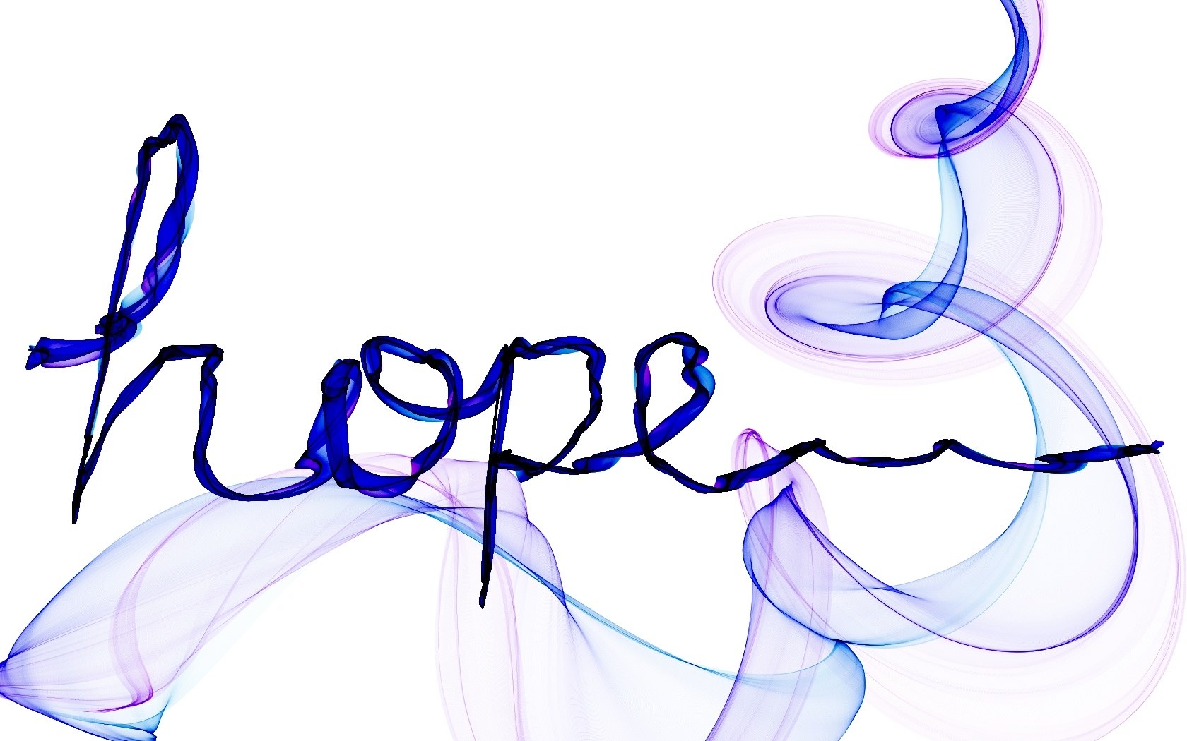hope written in smoke