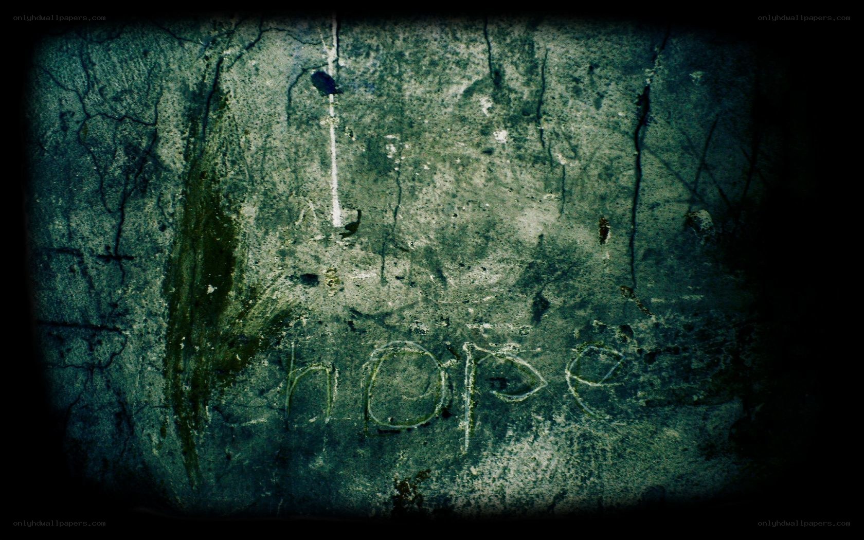 hope written on a wall