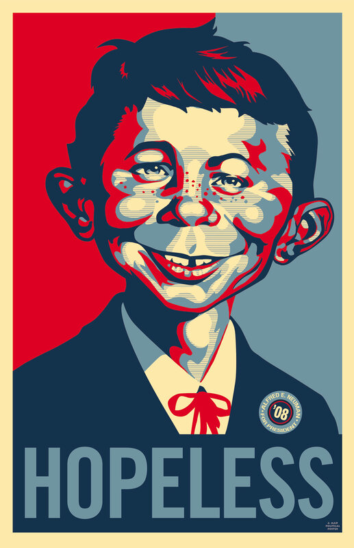 Hopeless political poster