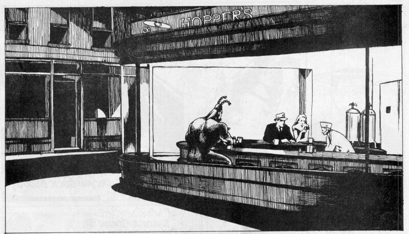Hopper's Bar Interior