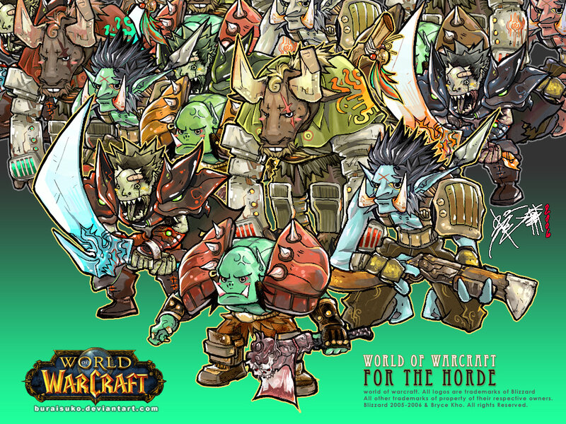 Horde characters from World of Warcraft