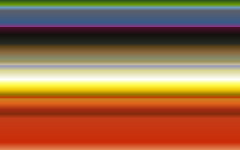 Horizontal Color Bands — Yellow