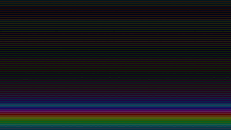 Horizontal Color Bars — Black