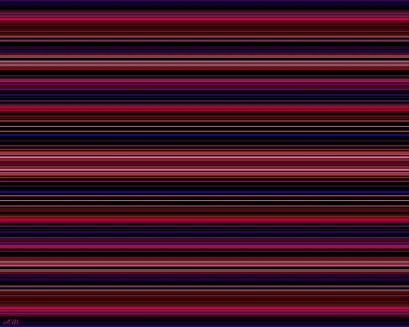 Horizontal Striped Pattern — Red, Calm