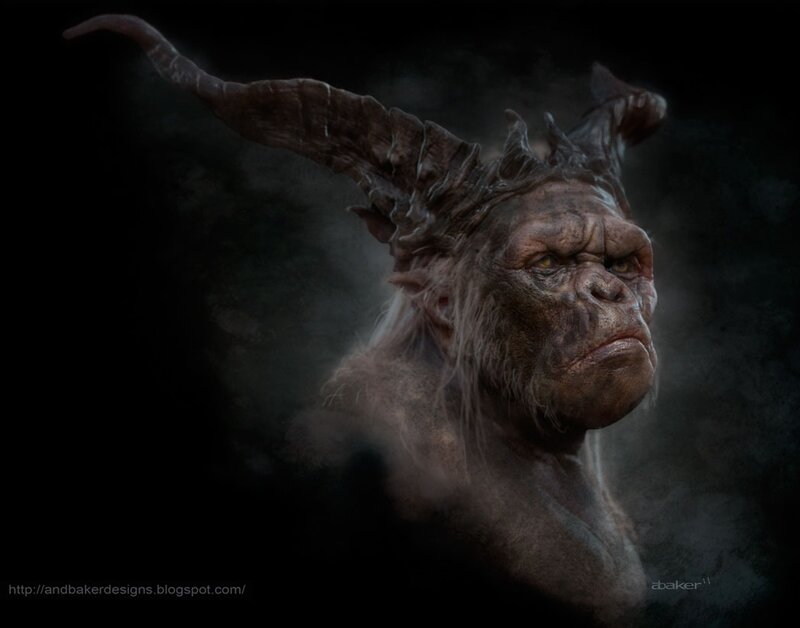 Horned Creature Head