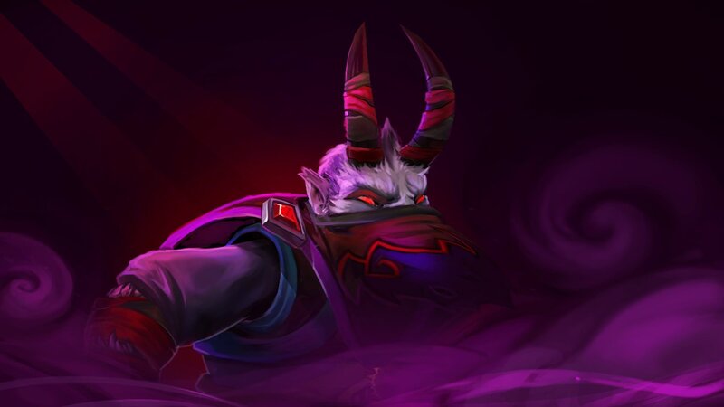 Horned Creature in Purple