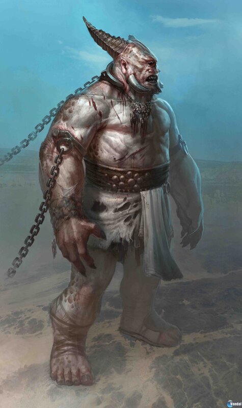 Horned Demon Warrior — Blue