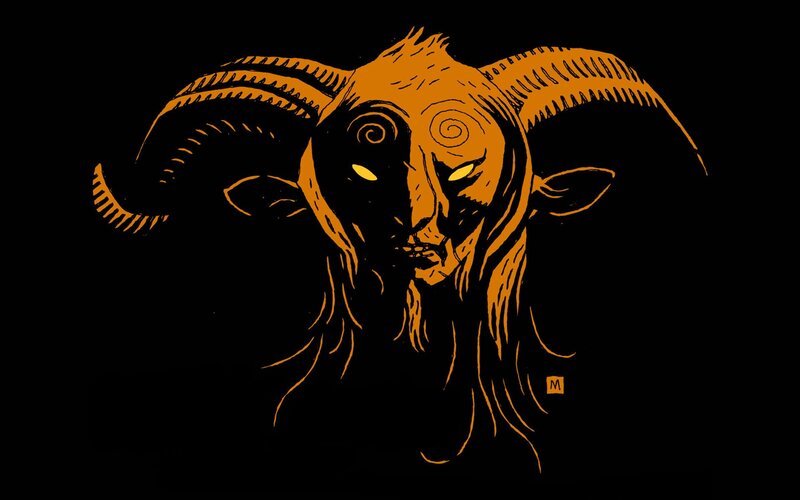 Horned Goat Demon