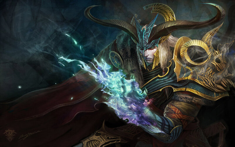 Horned Warrior Casting Spell