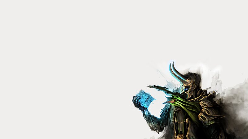 Horned Warrior with Staff