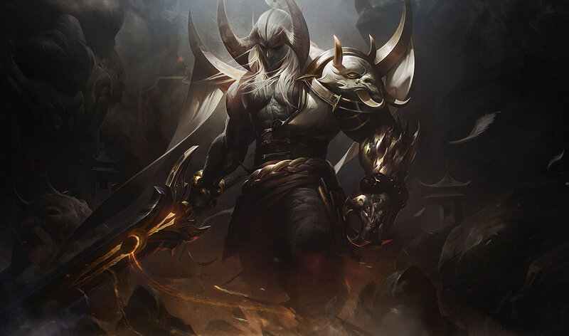 Horned Warrior with Sword — Black