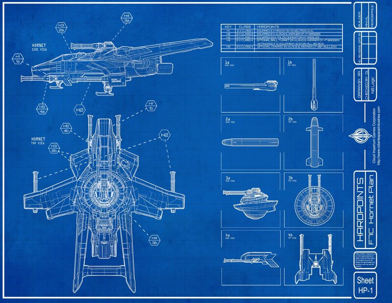 Hornet Spacecraft Blueprint