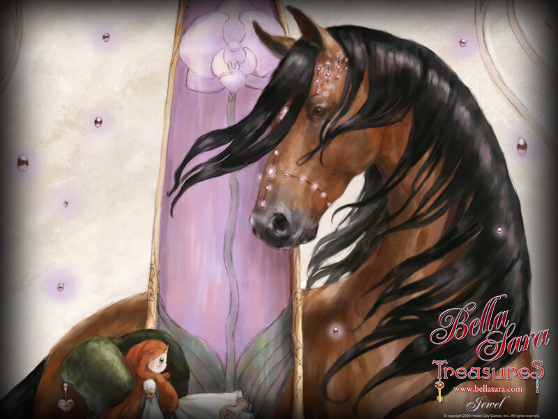 Horse and Girl in Room