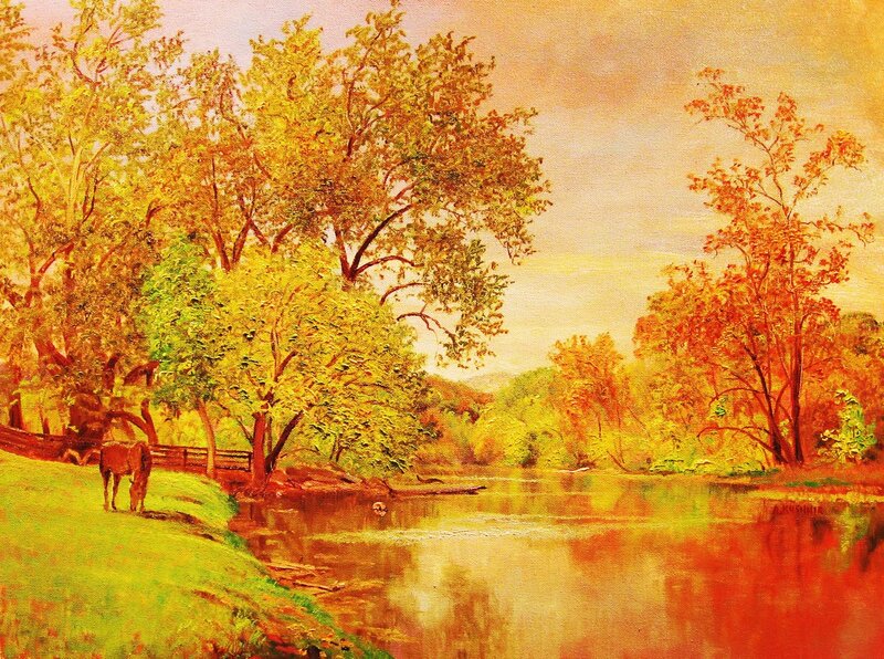Horse by a River