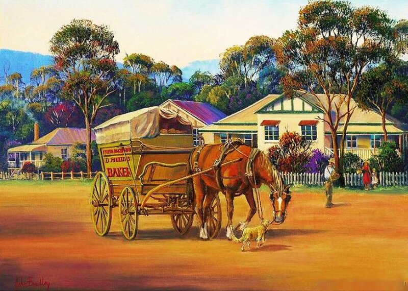 Horse-drawn Bakery Wagon