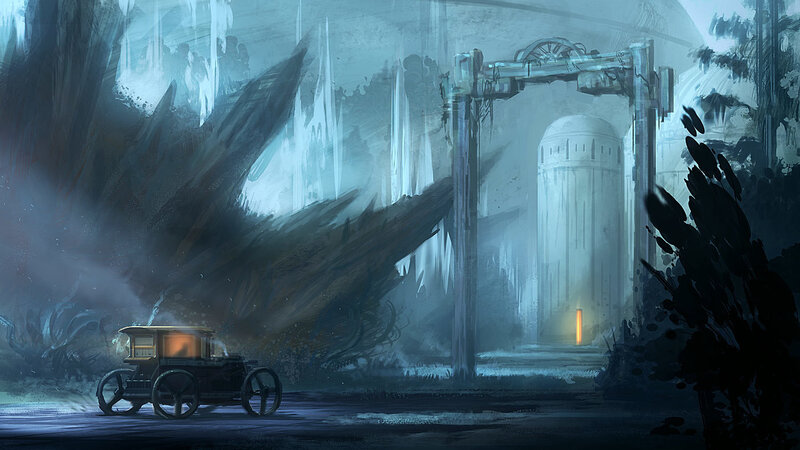 Horse-drawn Carriage — Blue