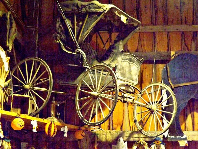 Horse-drawn Carriage — Brown, Festive