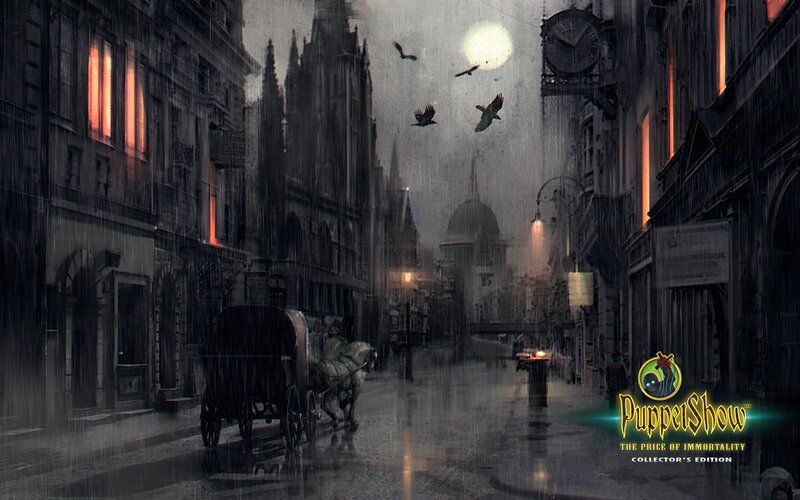 Horse-drawn Carriage — Gray, Dark, Gloomy
