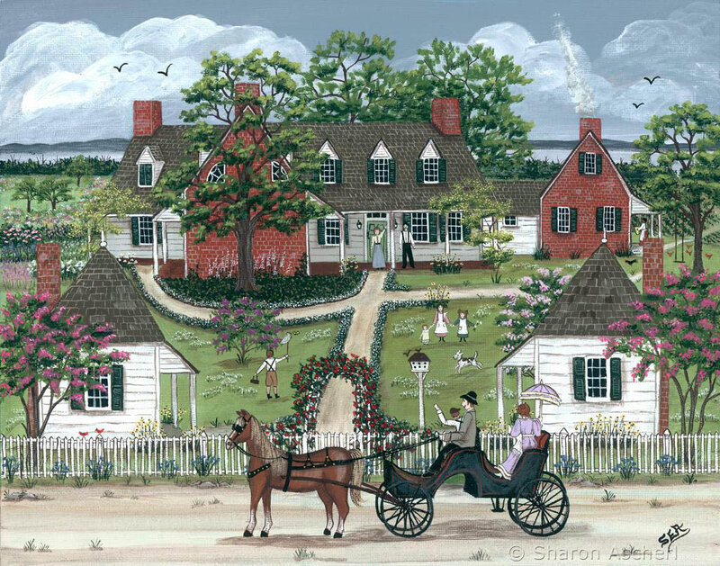 Horse-drawn Carriage — Green, Peaceful