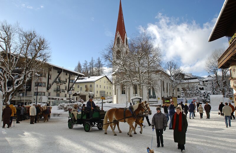 Horse-drawn Carriage in Snow — White, Peaceful, Winter, Photograph