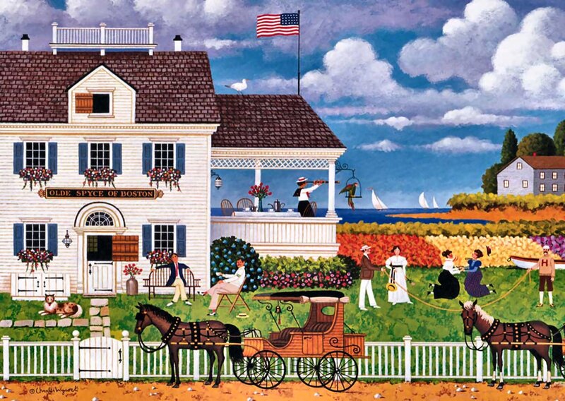 Horse-drawn Carriage — White, Peaceful