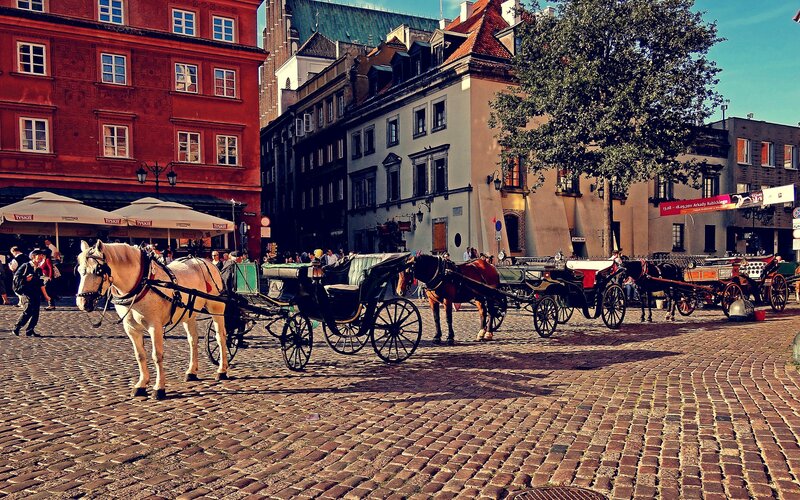 Horse-drawn Carriages — Red