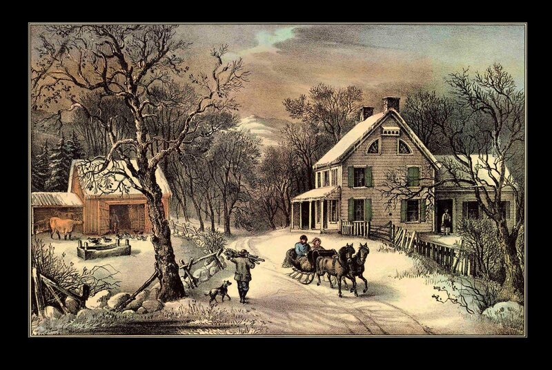 Horse-drawn Sleigh — Brown