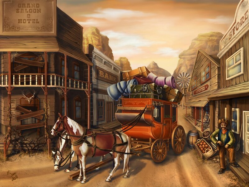 Horse-drawn Stagecoach