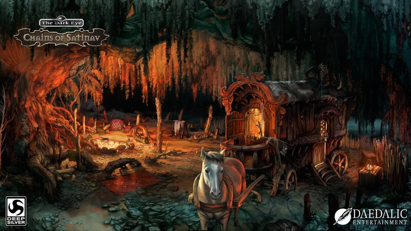 Horse-drawn Wagon in Cave